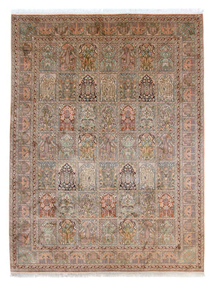 Tapis en soie - Soie du Cachemire - 336 x 251 cm - multicolore