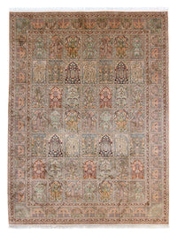 Tapis en soie - Soie du Cachemire - 336 x 251 cm - multicolore
