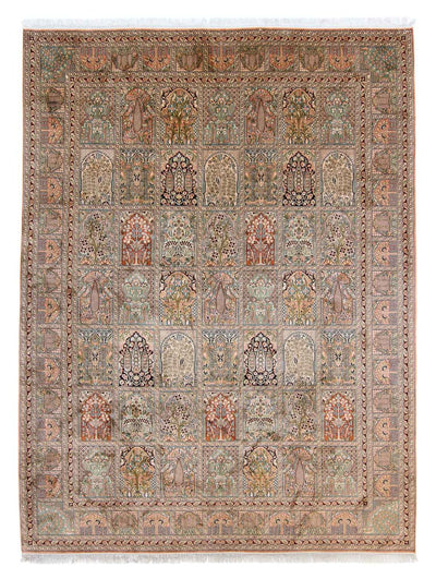 Tapis en soie du Cachemire Tapis 251x336cm - Tapis oriental