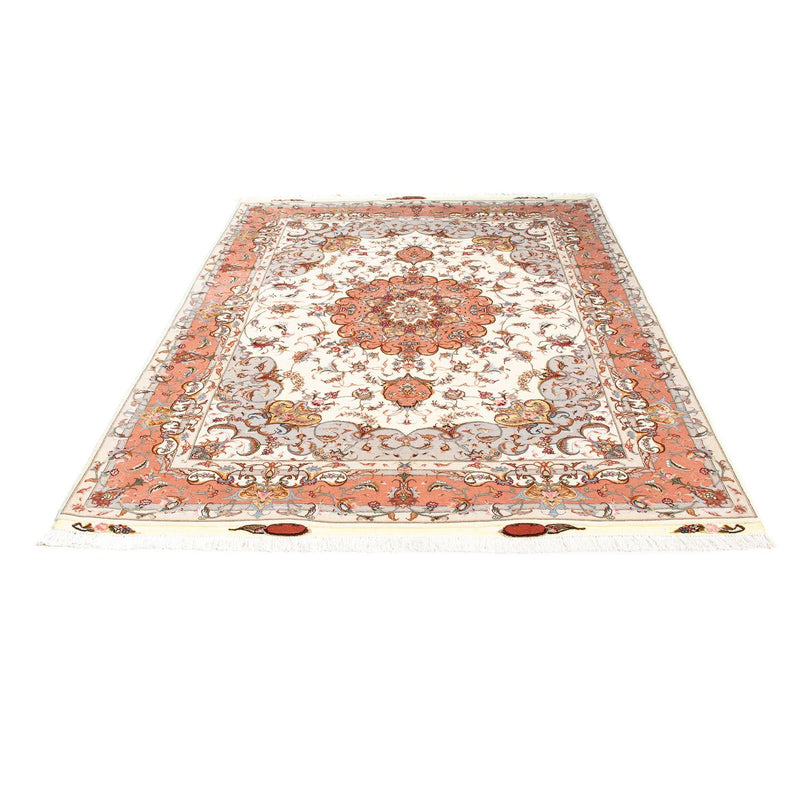 Tapis persan - Tabriz - Royal - 196 x 153 cm - beige