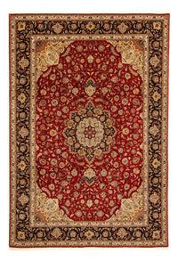 Tapis persan - Tabriz - Royal - 350 x 245 cm - rouge foncé