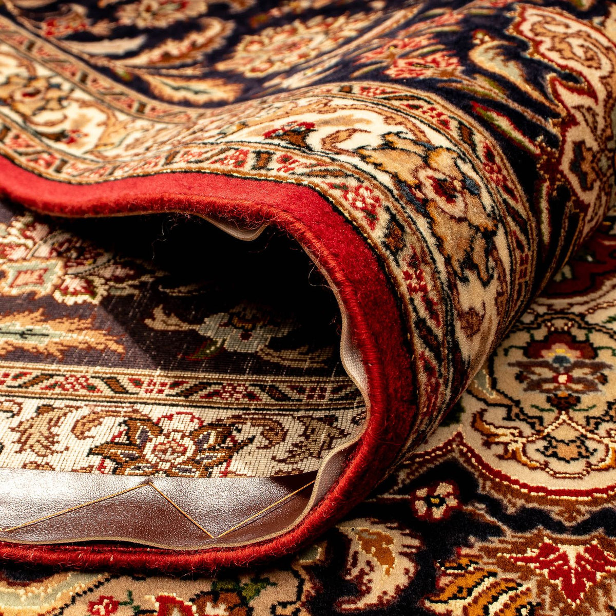 Tapis persan - Tabriz - Royal - 350 x 245 cm - rouge foncé