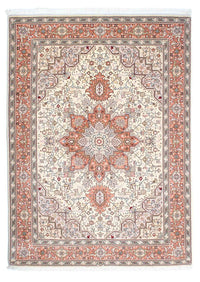 Tapis persan - Tabriz - Royal - 211 x 151 cm - beige
