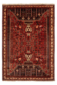 Tapis persan - Nomadic - 297 x 207 cm - rouge foncé
