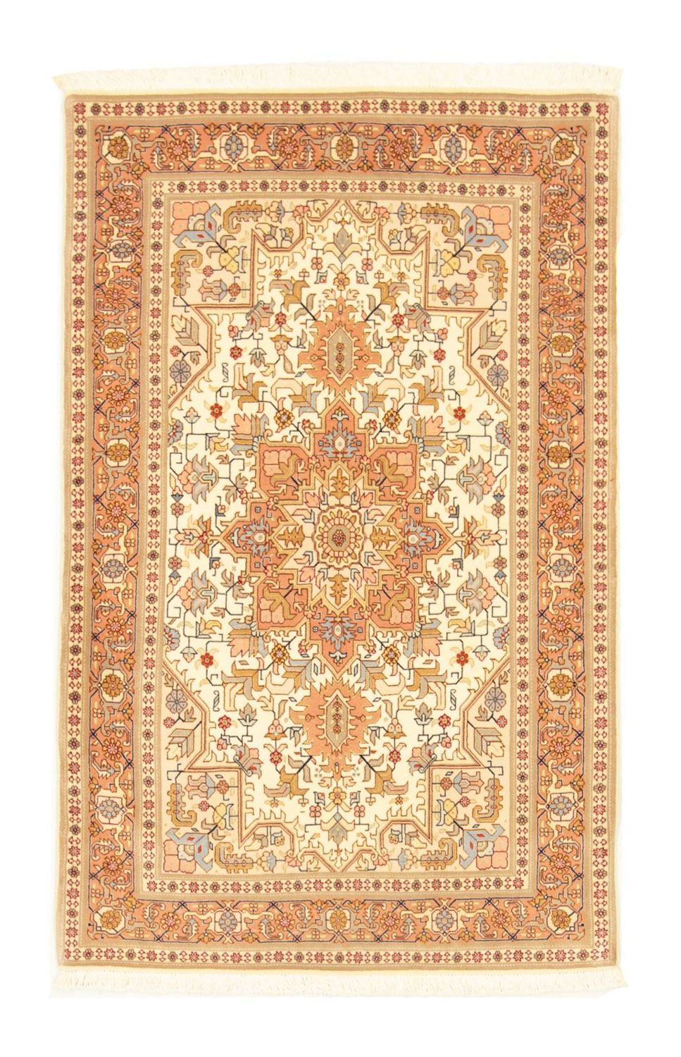 Tapis persan - Tabriz - Royal - 153 x 98 cm - beige
