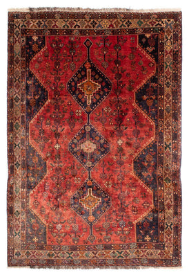 Tapis persan - Nomadic - 306 x 212 cm - rouge