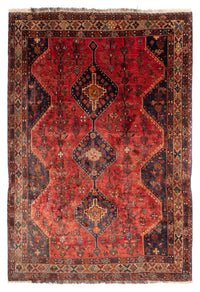 Tapis persan - Nomadic - 306 x 212 cm - rouge