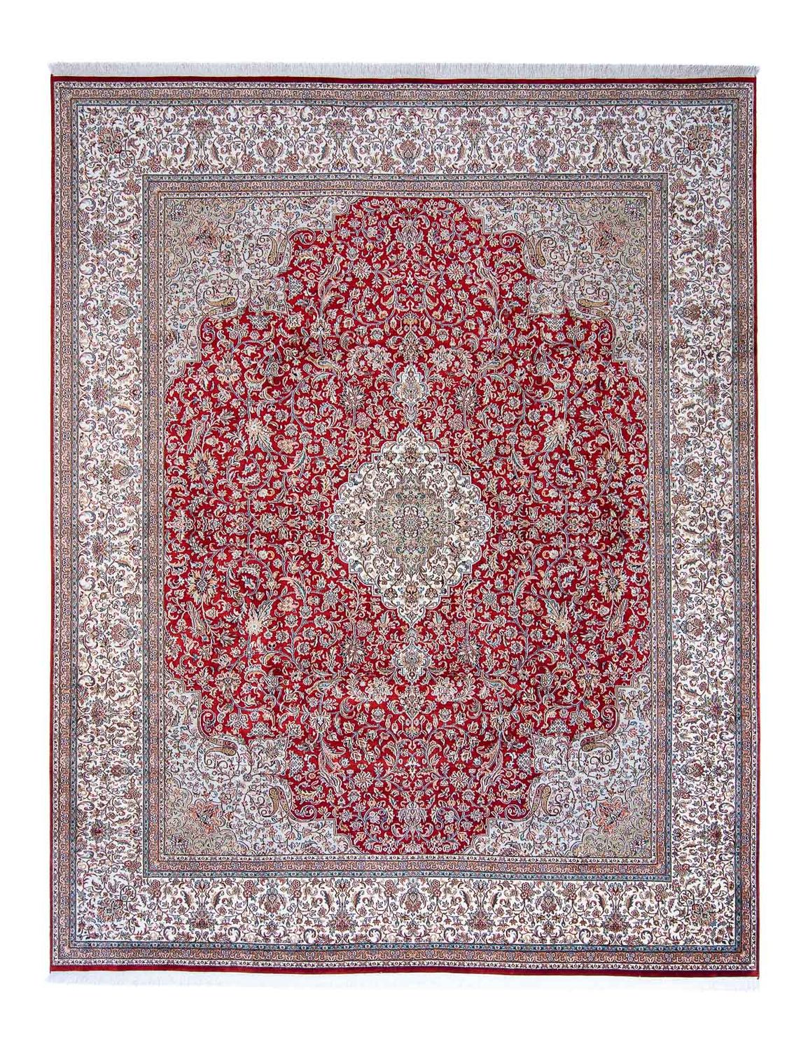 Tapis persan - Classique - 311 x 244 cm - rouge foncé