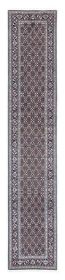 Tapis de couloir Tapis persan - Tabriz - 381 x 66 cm - gris