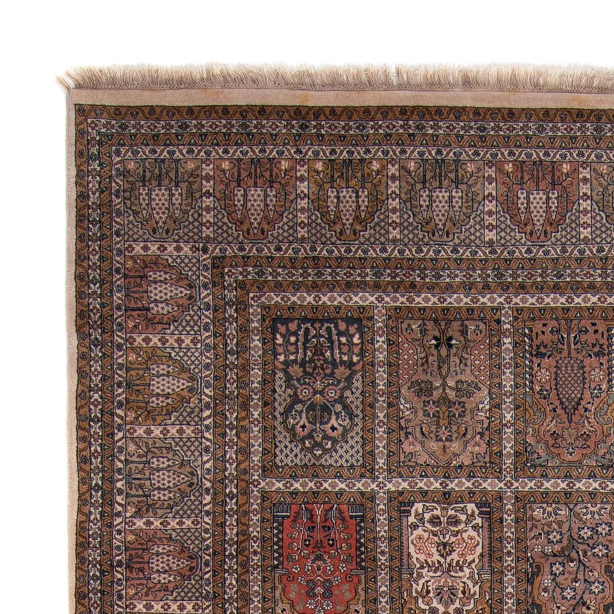 Tapis persan - Ghom - 324 x 246 cm - marron clair