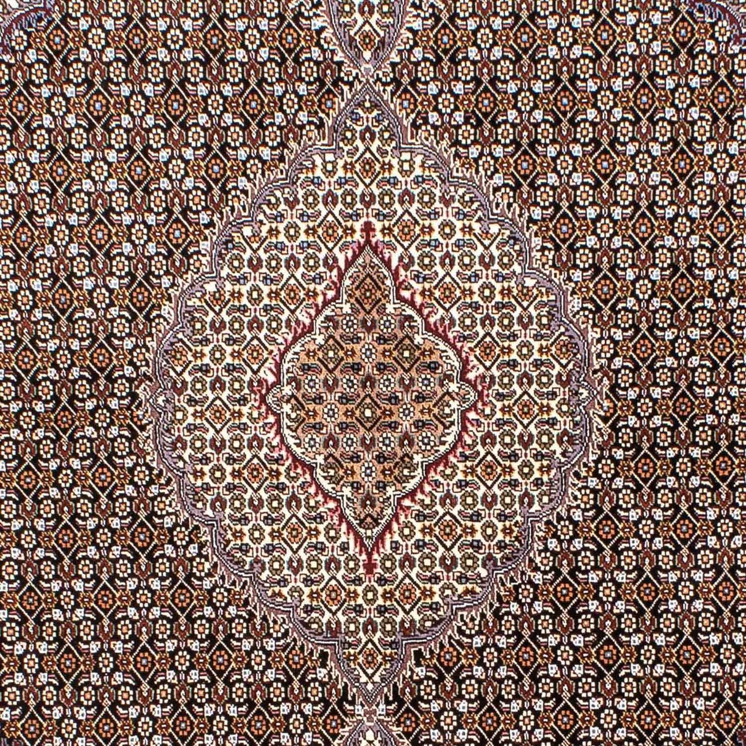 Tapis persan - Tabriz - 235 x 176 cm - bleu foncé