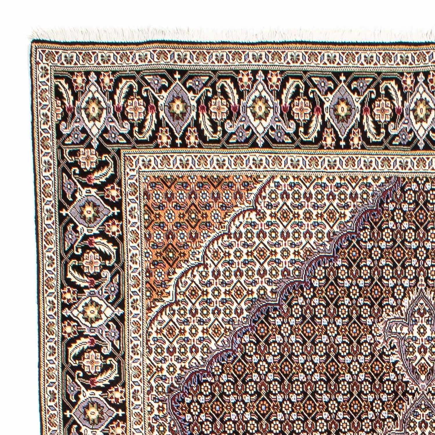 Tapis persan - Tabriz - 235 x 176 cm - bleu foncé