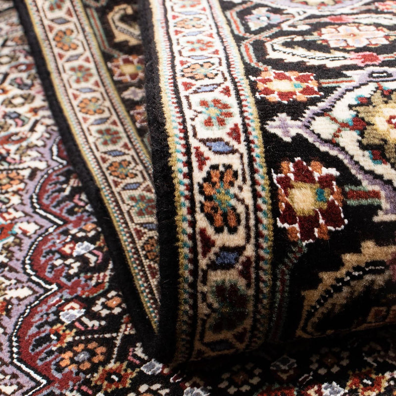 Tapis persan - Tabriz - 235 x 176 cm - bleu foncé