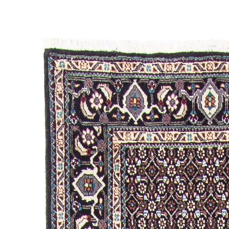 Tapis de couloir Tapis persan - Tabriz - 388 x 77 cm - gris