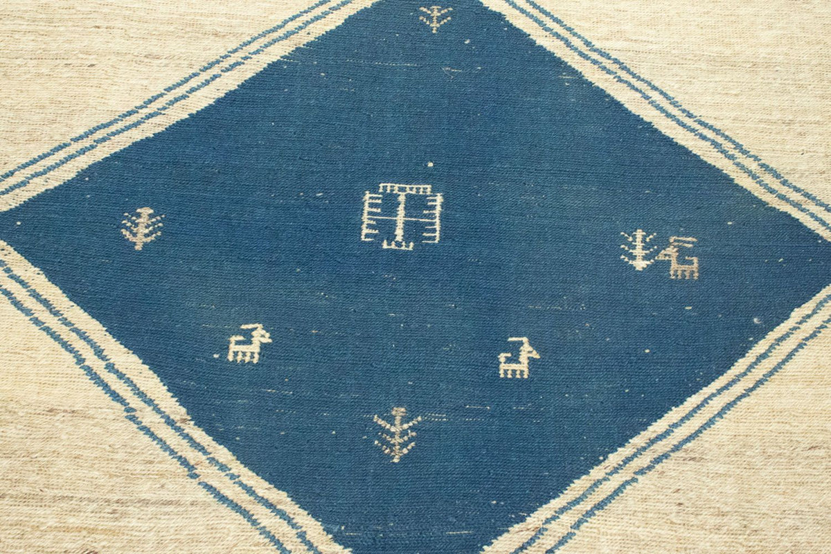 Tapis Gabbeh - Persan - 222 x 167 cm - beige