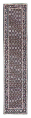 Tapis de couloir Tapis persan - Tabriz - 389 x 74 cm - gris