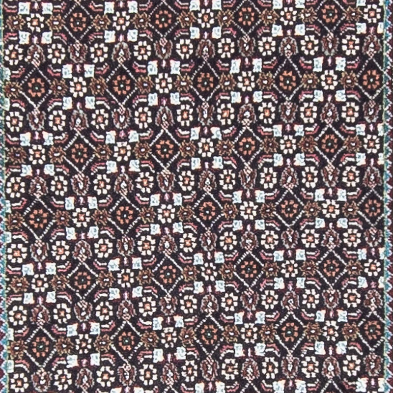 Tapis de couloir Tapis persan - Tabriz - 389 x 74 cm - gris