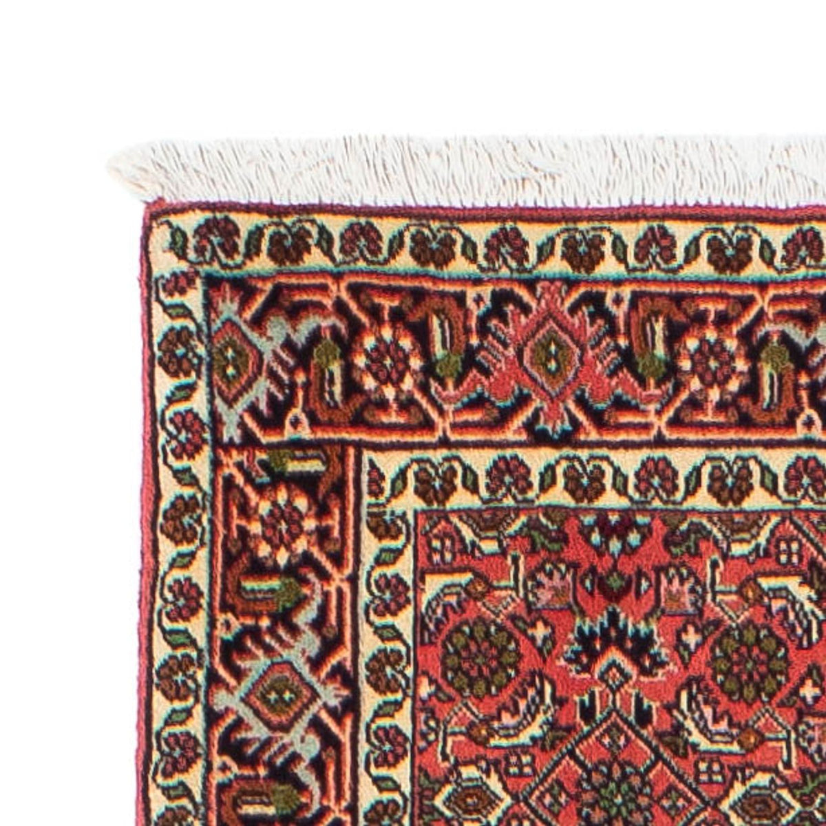 Tapis de couloir Tapis persan - Bidjar - 248 x 71 cm - rouge clair