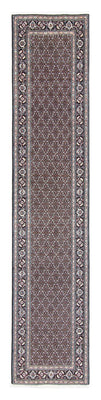 Tapis de couloir Tapis persan - Tabriz - 390 x 74 cm - gris