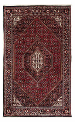 Tapis persan - Bidjar - 248 x 148 cm - rouge foncé