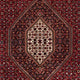 Tapis persan - Bidjar - 248 x 148 cm - rouge foncé