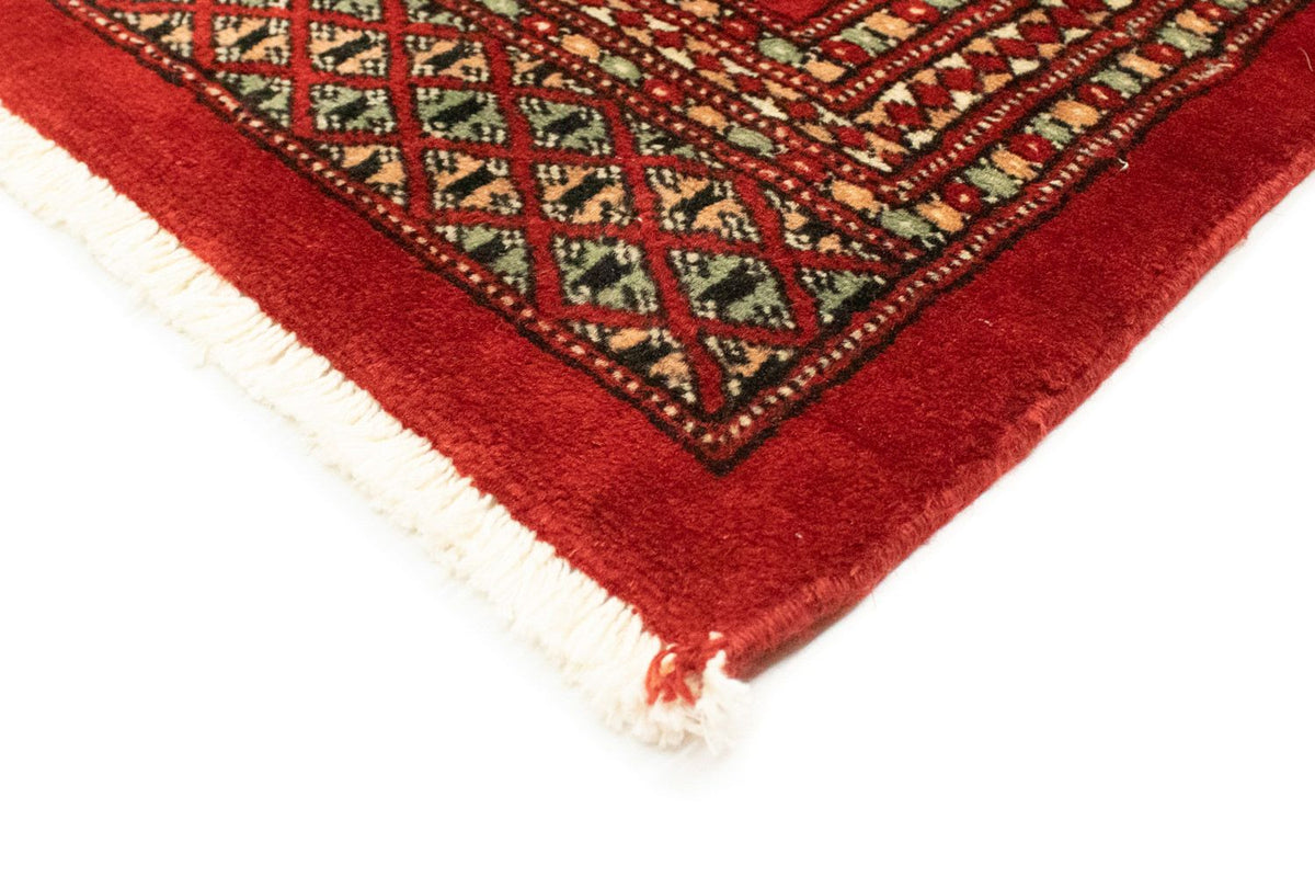 Tapis afghan - Boukhara - 223 x 149 cm - rouge