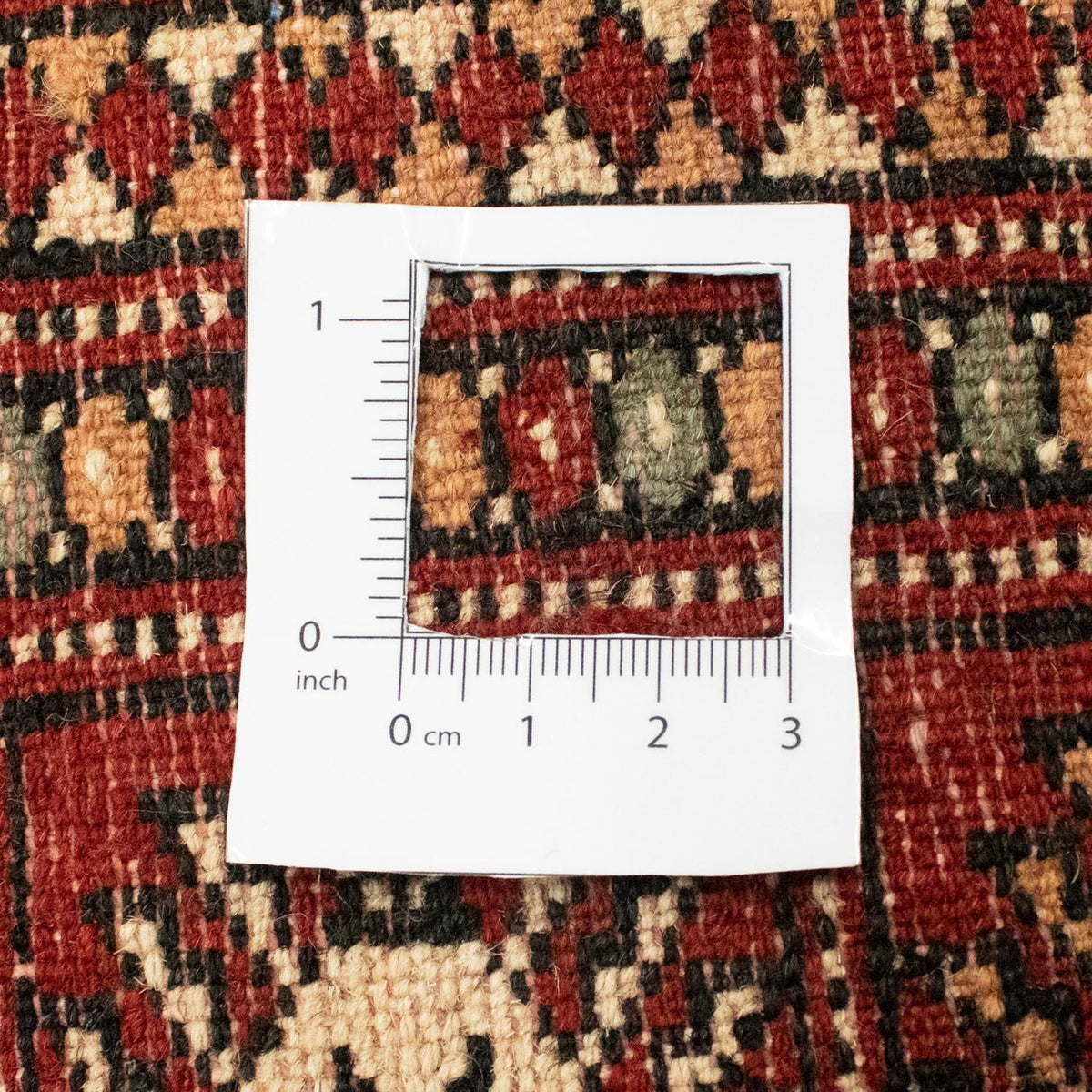 Tapis afghan - Boukhara - 223 x 149 cm - rouge