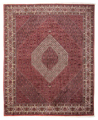 Tapis persan - Bidjar - 293 x 248 cm - rouge clair