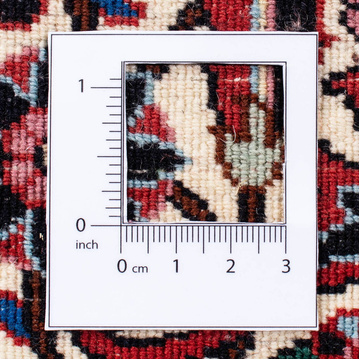 Tapis persan - Bidjar - 293 x 248 cm - rouge clair