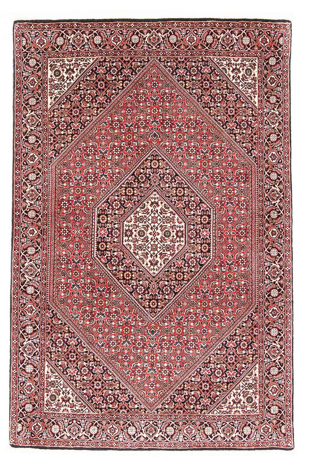 Tapis persan - Bidjar - 181 x 109 cm - rouge clair