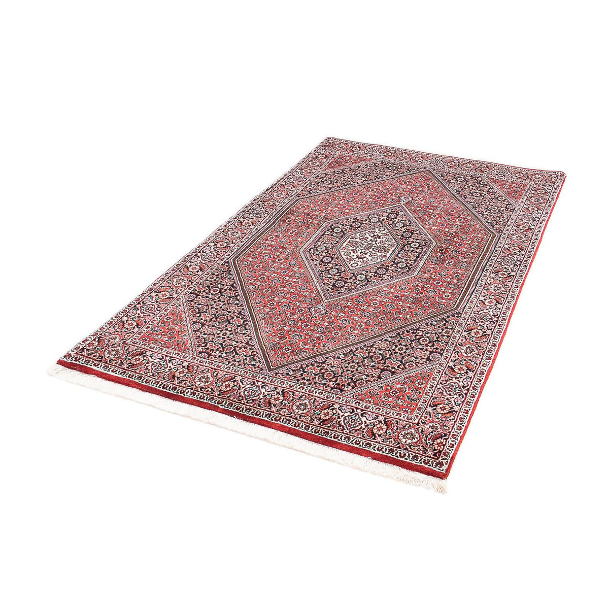 Tapis persan - Bidjar - 181 x 109 cm - rouge clair