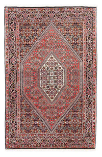 Tapis persan - Bidjar - 160 x 108 cm - rouge clair