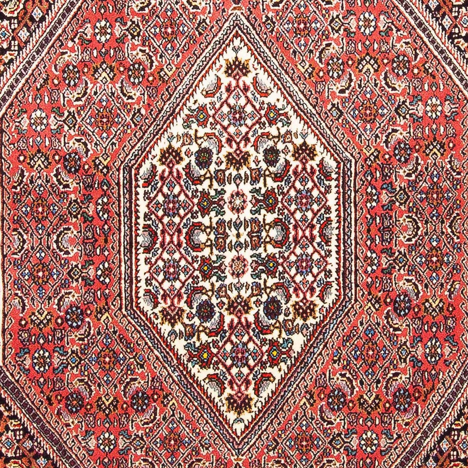 Tapis persan - Bidjar - 160 x 108 cm - rouge clair