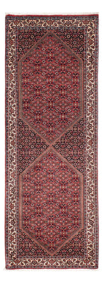 Tapis de couloir Tapis persan - Bidjar - 219 x 79 cm - rouge foncé