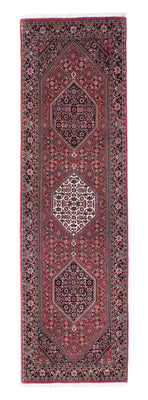 Tapis de couloir Tapis persan - Bidjar - 243 x 70 cm - rouge clair