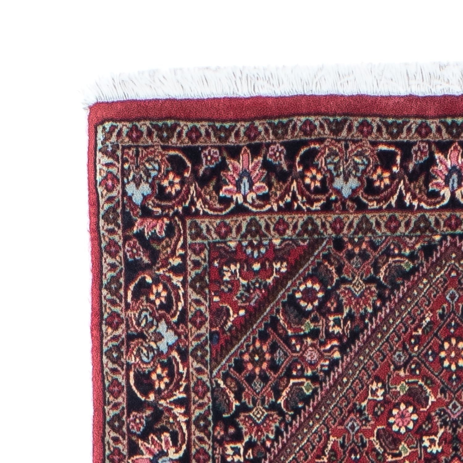 Tapis de couloir Tapis persan - Bidjar - 243 x 70 cm - rouge clair
