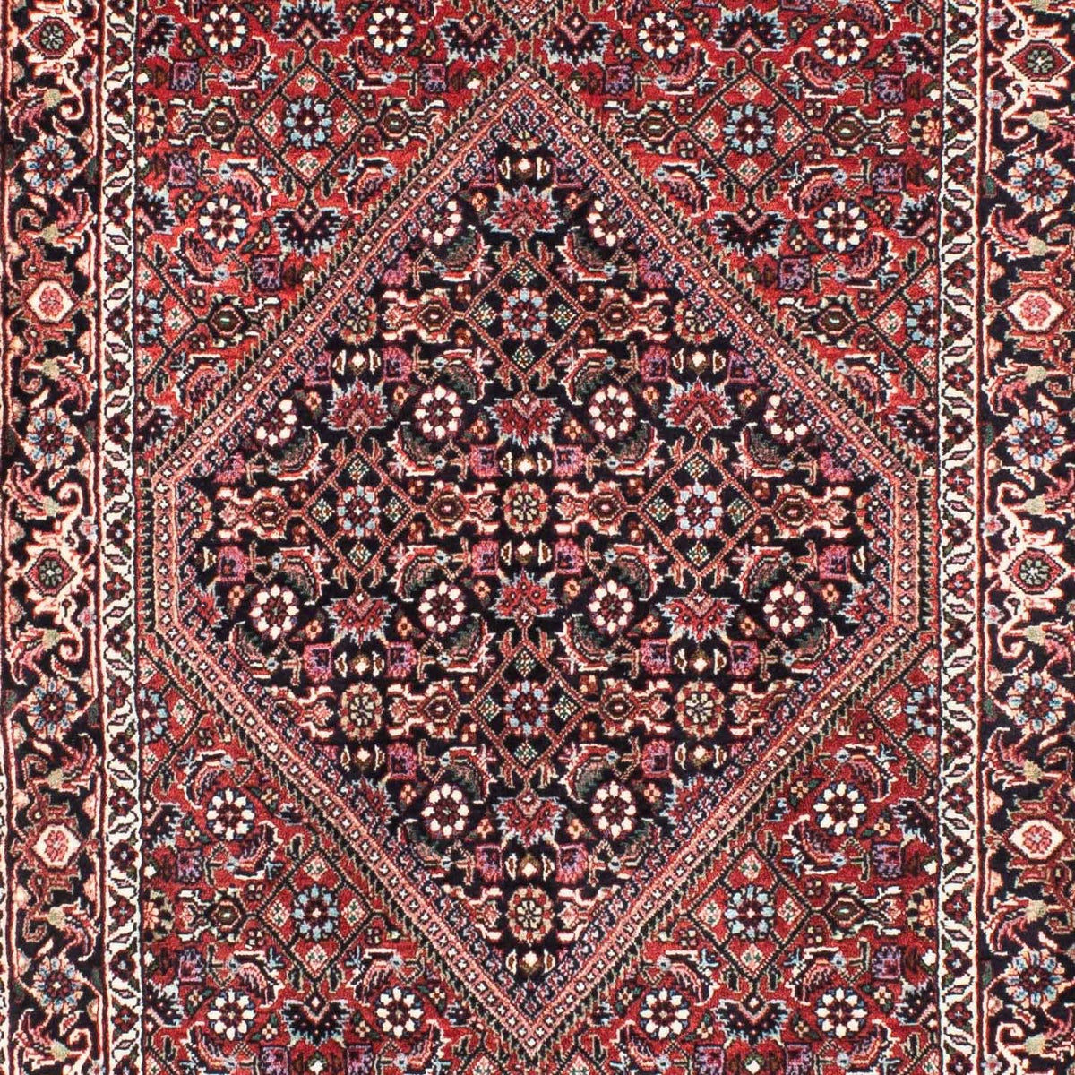 Tapis de couloir Tapis persan - Bidjar - 209 x 74 cm - multicolore