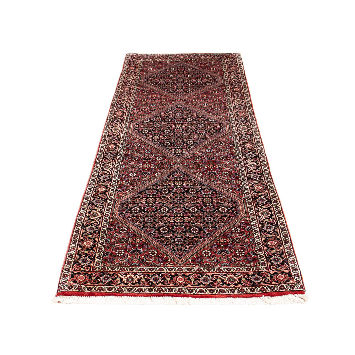 Tapis de couloir Tapis persan - Bidjar - 209 x 74 cm - multicolore
