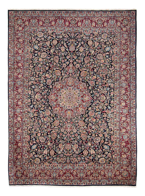 Tapis persan - Royal - 360 x 265 cm - bleu foncé