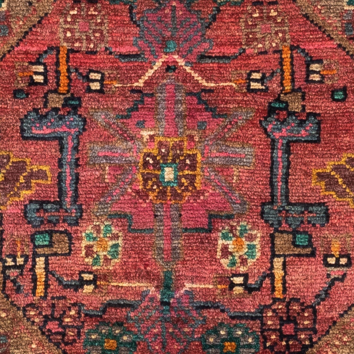 Tapis persan - Classique - 140 x 77 cm - rouge clair