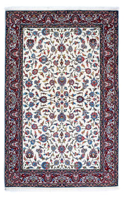 Tapis persan - Ghom - 218 x 137 cm - beige