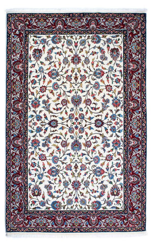 Tapis persan - Ghom - 218 x 137 cm - beige