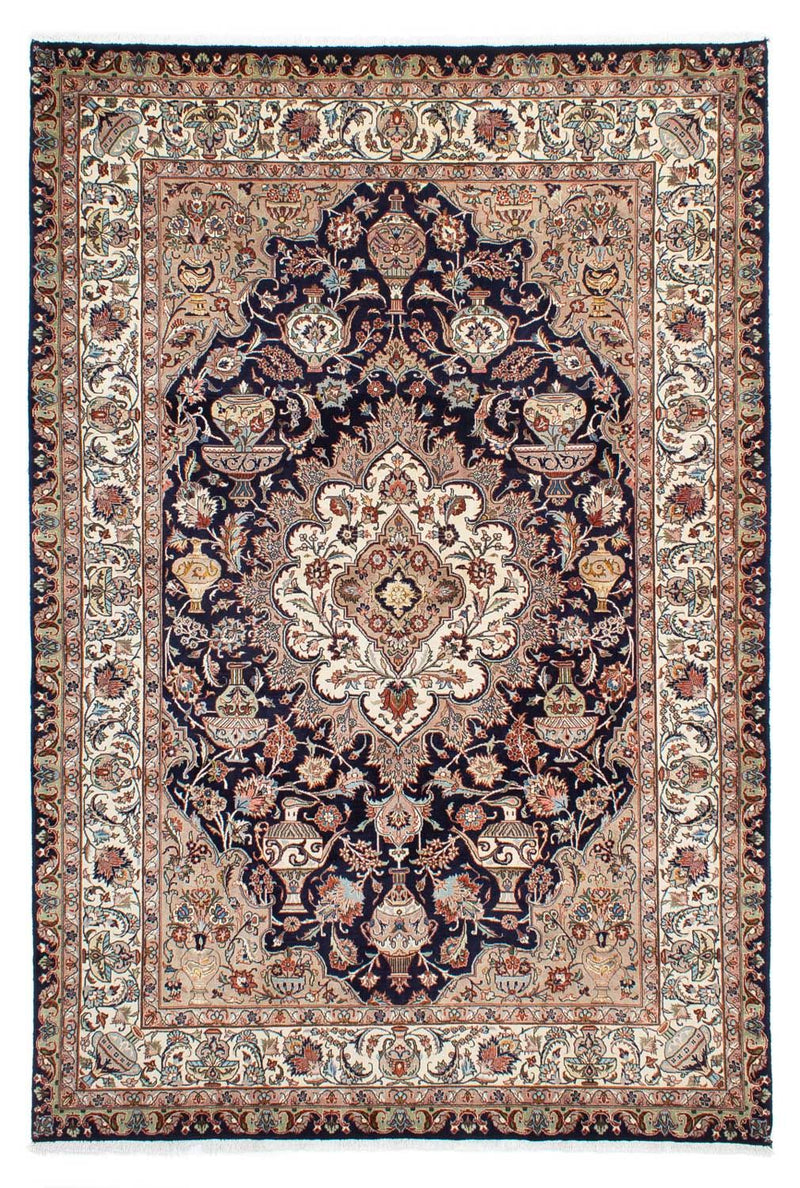 Tapis persan - Classique - 292 x 195 cm - bleu foncé