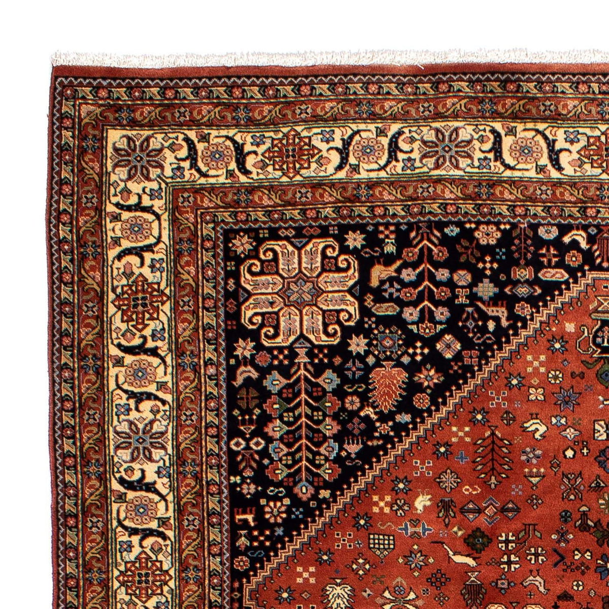 Tapis persan - Nomadic - 300 x 200 cm - bleu foncé