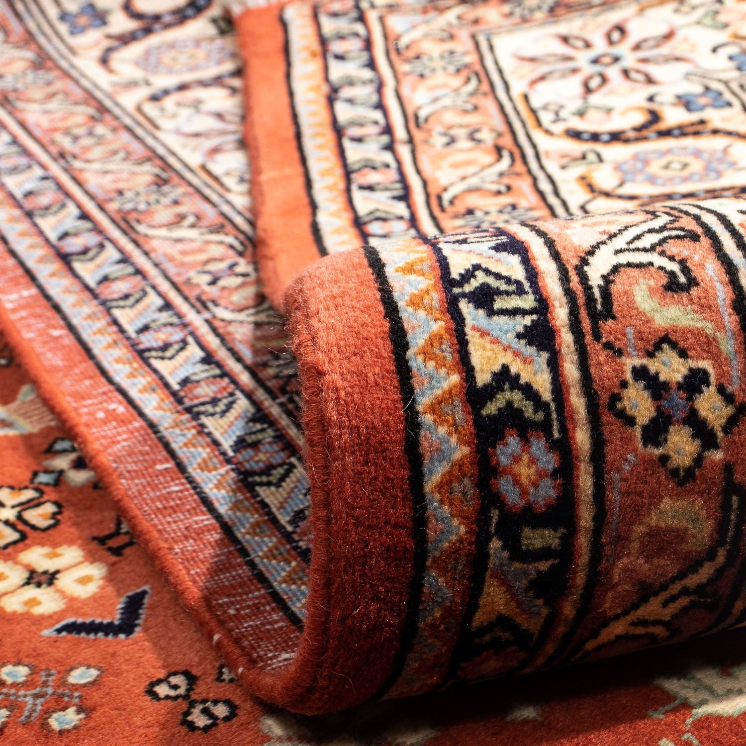 Tapis persan - Nomadic - 298 x 200 cm - bleu foncé