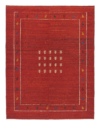 Tapis Gabbeh - Persan - 194 x 146 cm - rouge