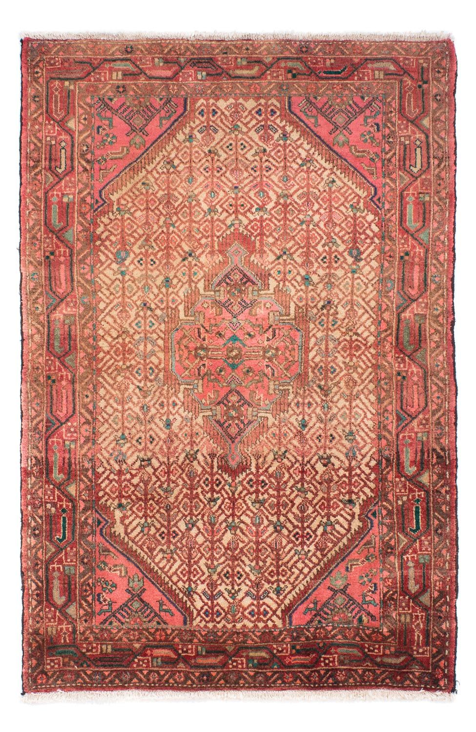 Tapis persan - Classique - 163 x 108 cm - rouge clair