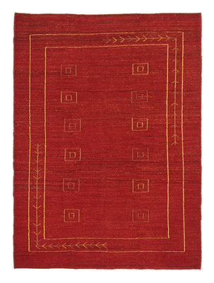 Tapis Gabbeh - Persan - 196 x 143 cm - rouge