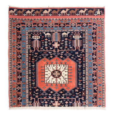 Tapis persan - Classique - 152 x 114 cm - bleu foncé