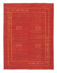 Tapis Gabbeh - Persan - 196 x 146 cm - rouge